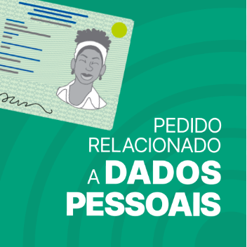 Ícone Pedido Relacionado a dados Pessoais