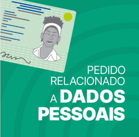 Ícone Pedido Relacionado a dados Pessoais